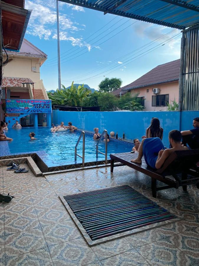 Vang Vieng Freedom Backpackers 2 Buitenkant foto